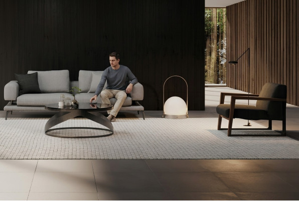 Canapé avec fauteuil avec technologie de confort dans chaque siège