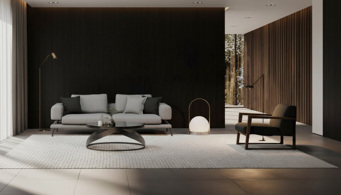 Canapé avec fauteuil avec technologie de confort dans chaque siège