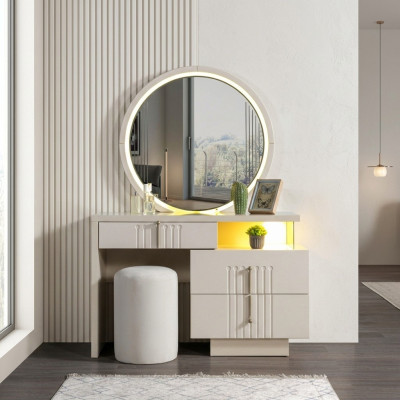 Coiffeuse élégante avec miroir