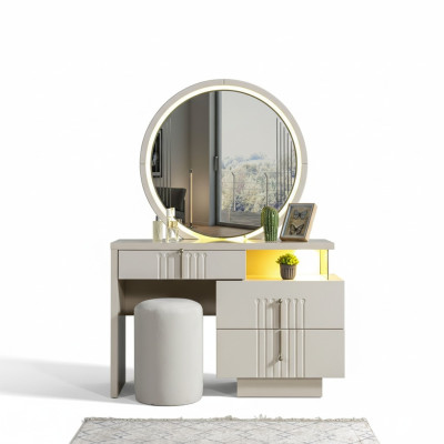 Coiffeuse élégante avec miroir