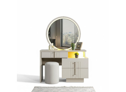 Coiffeuse élégante avec miroir