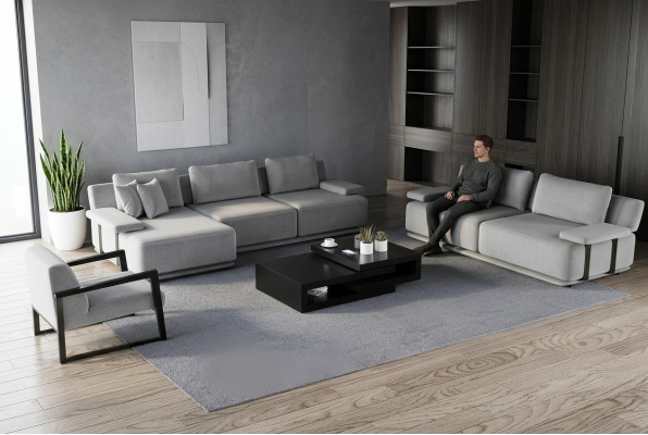 Ensemble de canapé moderne pour le salon, confort maximal