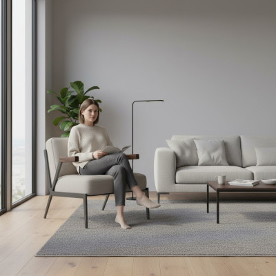 Fauteuil moderne et confortable pour le salon