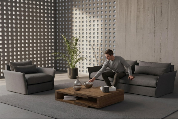 Canapé moderne avec fauteuil pour le salon