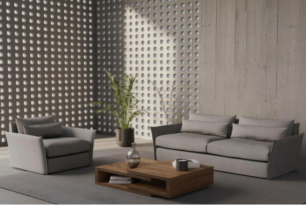 Canapé moderne avec fauteuil pour le salon