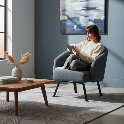 Fauteuil élégant, confort à chaque centimètre