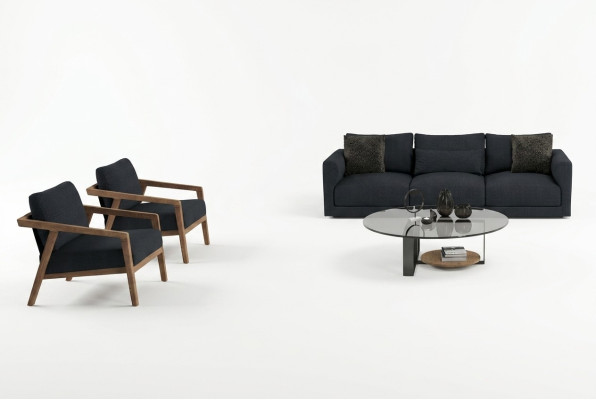 Canapé trois places avec un siège confortable et esthétique - pour un usage quotidien