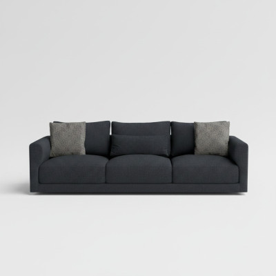Canapé trois places avec fauteuil