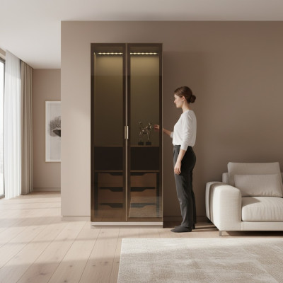 Armoire moderne modulable avec un design pratique