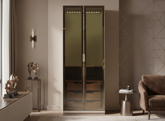 Armoire moderne modulable avec un design pratique