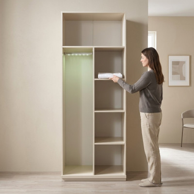 Armoire modulable moderne pour chambre à coucher 83 cm