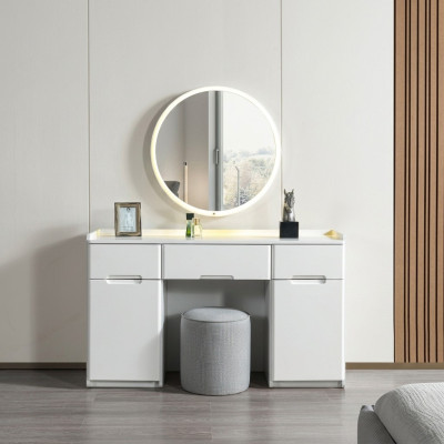 Table de maquillage compacte moderne pour chambre