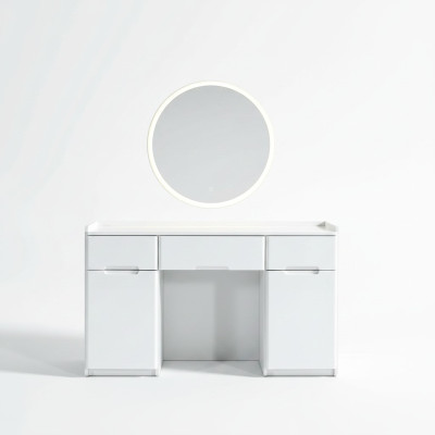 Table de maquillage compacte moderne pour chambre