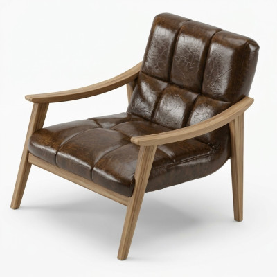 Fauteuil élégant et minimaliste, confort maximal