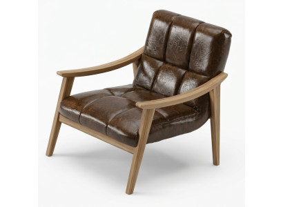 Fauteuil élégant et minimaliste, confort maximal