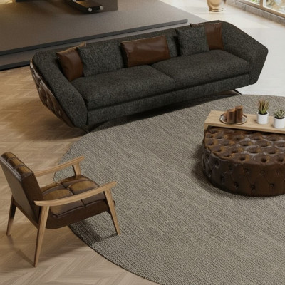 Ensemble de canapé moderne, fauteuil et table