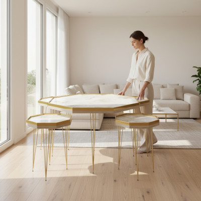 Ensemble de tables basses Puinen