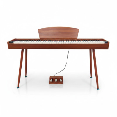 Piano numérique piano d'intérieur instrument à touches numérique 135cm cerise rouge