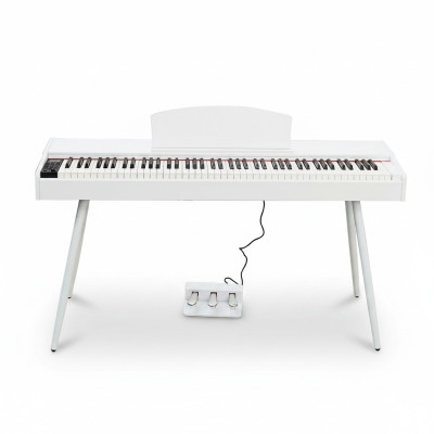 Piano numérique blanc brillant