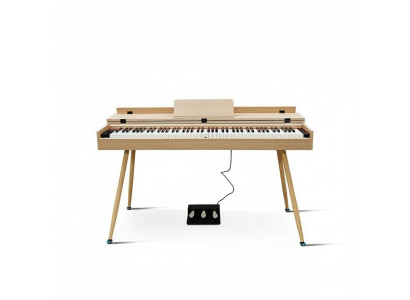 Piano numérique brillant en beige pour la maison