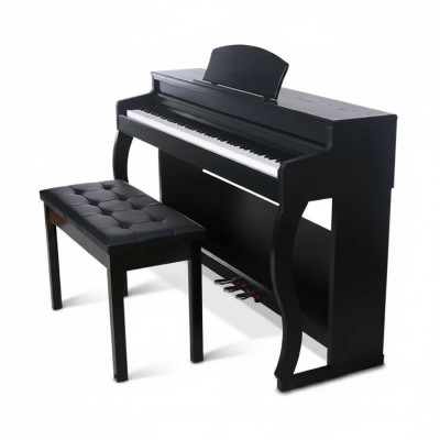 Piano numérique noir brillant pour la maison