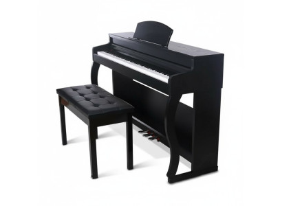 Piano numérique noir brillant pour la maison