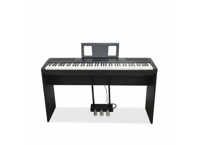 Piano numérique noir brillant