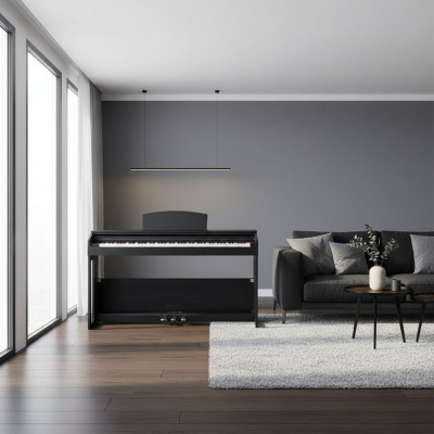 Piano numérique pour la maison 138 cm Noir