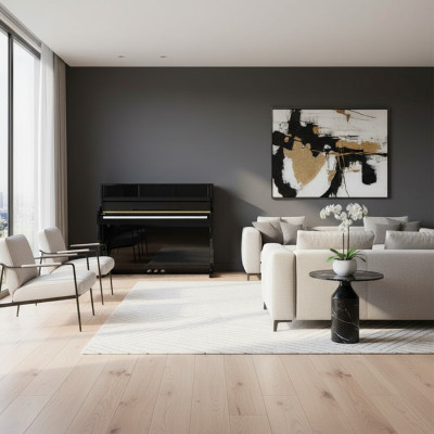 Piano numérique destiné à un usage domestique 137cm Noir