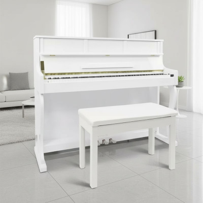 Ce piano numérique blanc offre une créativité et un style inégalés