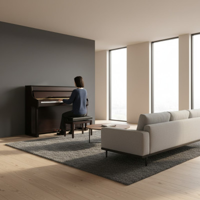Piano numérique noir excellent pour une expérience de maître