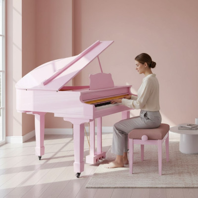 Piano numérique rose