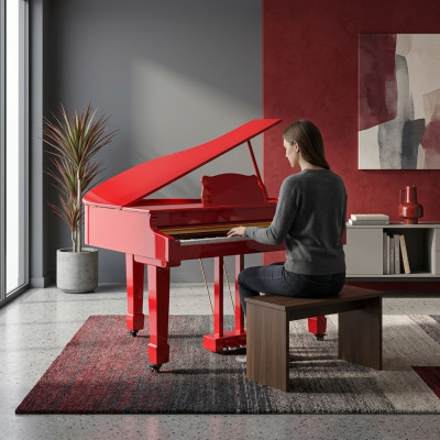 Piano numérique rouge