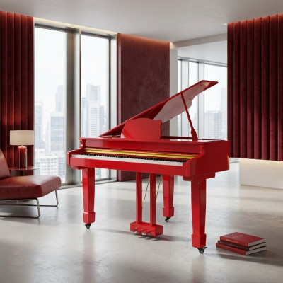 Piano numérique rouge