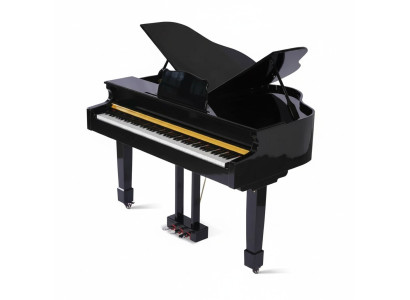 Piano numérique noir brillant