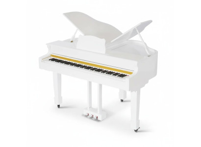 Piano numérique blanc brillant