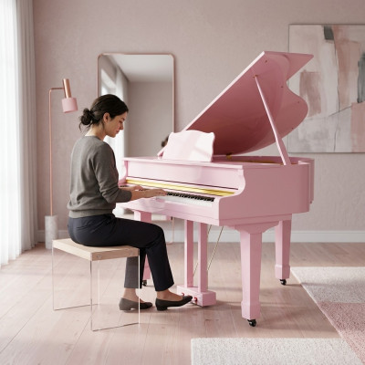 Piano numérique rose clair