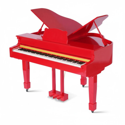 Piano numérique rouge brillant