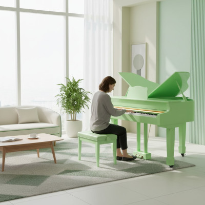 Piano numérique avec finition brillante