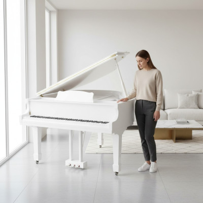 Piano numérique noir brillant