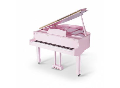 Piano numérique rose brillant