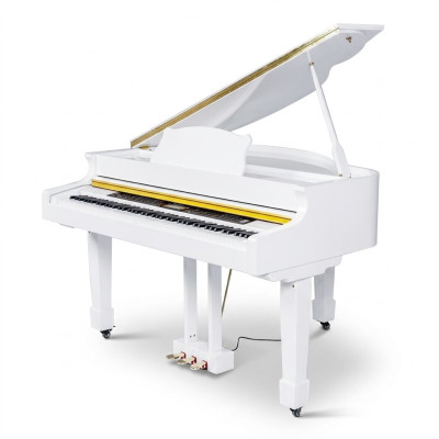 Piano blanc brillant