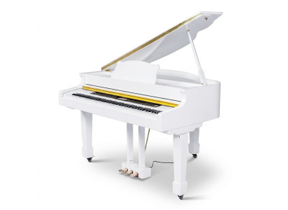 Piano blanc brillant