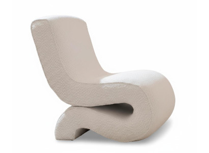 Einzelsessel Moderner Stil Weißer Farbe Wohnzimmersessel Weich