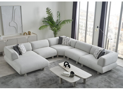 Exklusive 2x Graue Couchtische Edler Tisch Set Elegante Möbel 2tlg