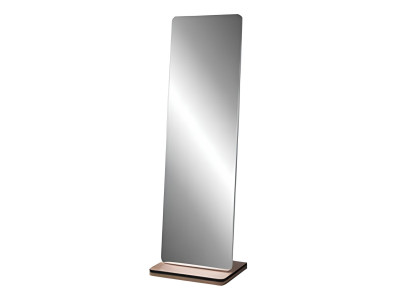 Minimalistischer Standspiegel mit stilvoller Basis und klarer Form
