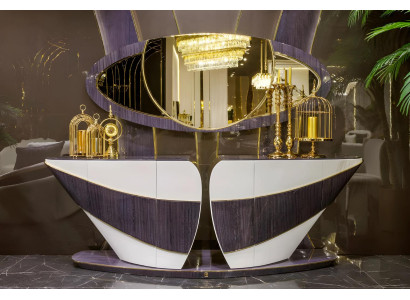 Exklusives Weißes Sideboard Designer Wohnzimmer Kommode Luxus Möbel