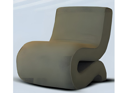 Elegantes S-Sessel Farben: Weiß, Grün, Grau, Blau Modernes Design