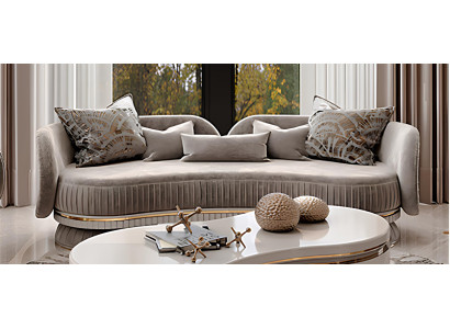 Exklusives Sofa Set mit Couchtisch für elegantes Wohnzimmer