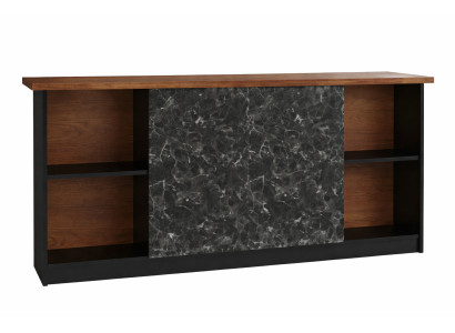 Elegantes Sideboard Modernes Design  Schwarz  Minimalistischer Stil